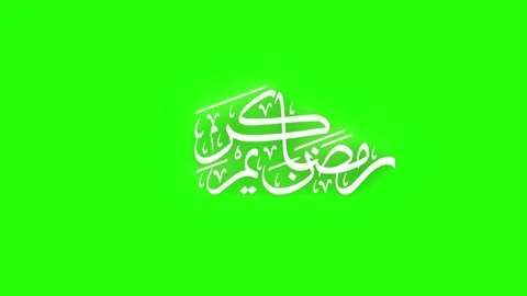 Ramadan Mubarak typography 스톡 동영상 235819473