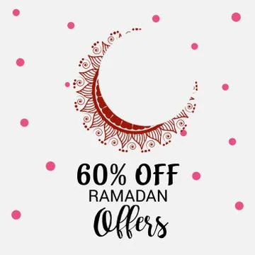 Ramadan offer. Stock Illustration