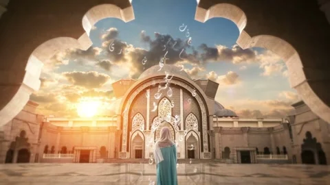 Ramadan place holder4 Stock Footage 266105306