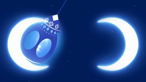 Ramadan-ramazan-candle background 4K_blue Stock Footage 106936822