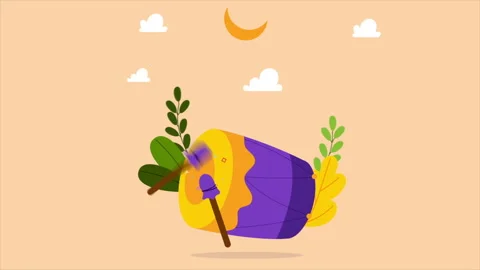 Ramadan Social Media Post Stock Footage 219560737