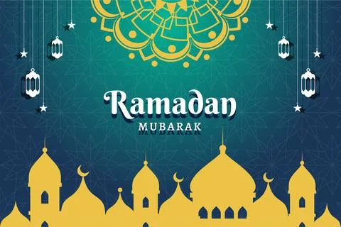 Ramadan-social-media-post Stock Illustration