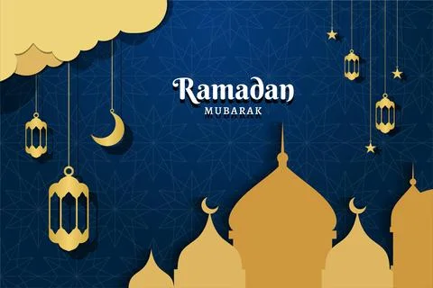 Ramadan-social-media-post Stock Illustration