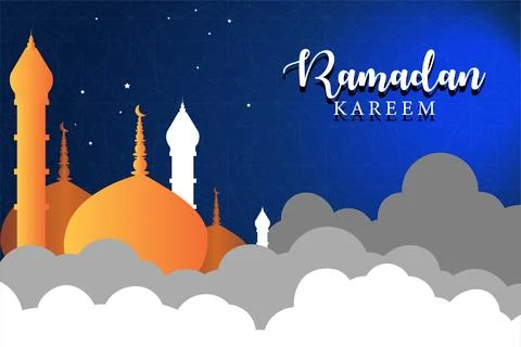 Ramadan-social-media-post Stock Illustration