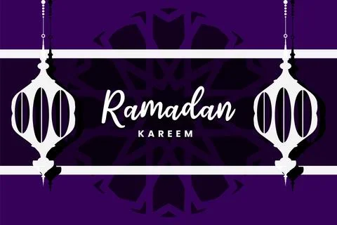 Ramadan social media post vector decoration islamic religious festival and .. Stock Illustration