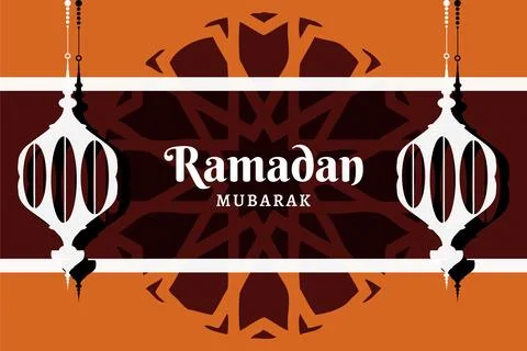 Ramadan social media post vector decoration islamic religious festival and .. Stock Illustration