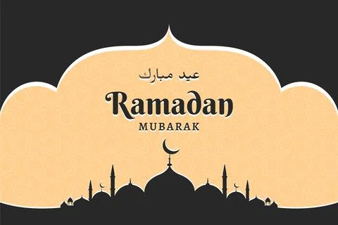 Ramadan social media post vector decoration islamic religious festival and .. Stock Illustration