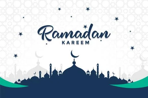 Ramadan social media post vector decoration islamic religious festival and .. Stock Illustration