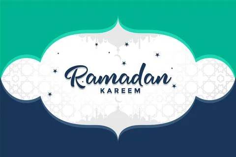 Ramadan social media post vector decoration islamic religious festival and .. Stock Illustration