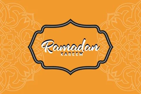Ramadan social media post vector decoration islamic religious festival and .. Stock Illustration