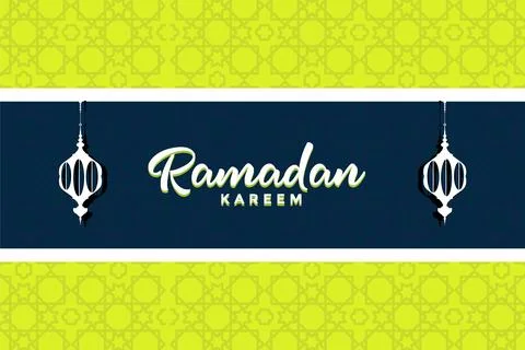 Ramadan social media post vector decoration islamic religious festival and .. Stock Illustration
