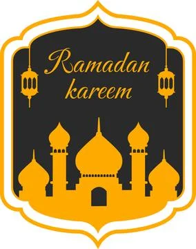 Ramadan theme design vector illustration Stock Illustration
