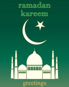 Ramadan thoughts Stock Illustration