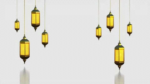 Ramadan Transparent Background Stock-Footage 345308747