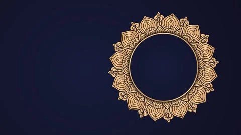 Ramadan,Eid, Arabic Islamic east style Mandala Animation Background 06 動画素材 266774357