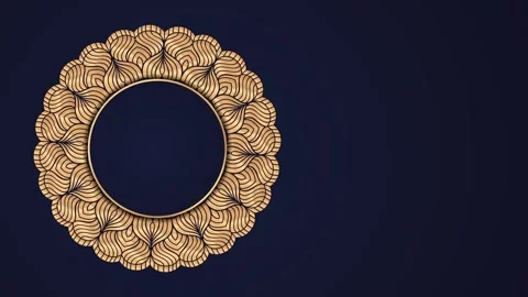 Ramadan,Eid, Arabic Islamic east style Mandala Animation Background 10 Stock Footage 266774385