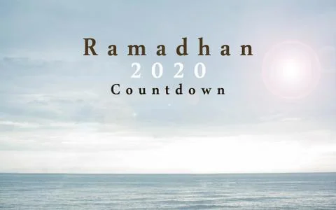 Ramadhan countdown 2020 Stock Photos