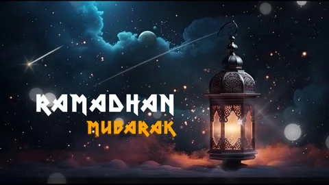 Ramadhan decorative with arabic lantern background. Stock Footage 249645755