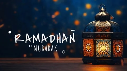 Ramadhan decorative with arabic lantern background. Stock Footage 249646110
