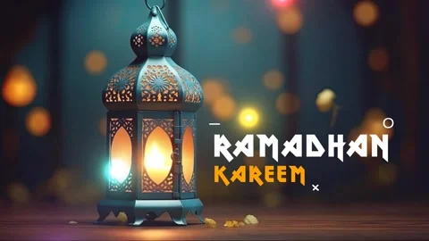 Ramadhan decorative with arabic lantern background. Stockbeeldmateriaal 249646359