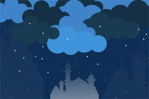 Ramadhan Kareem Background Vector Stock Illustration