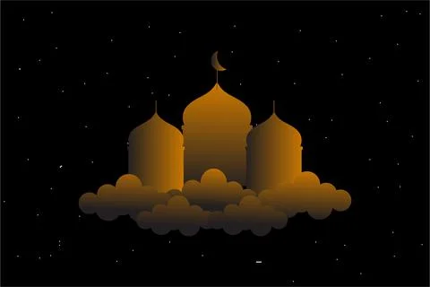 Ramadhan Kareem Background Vector Stock Illustration