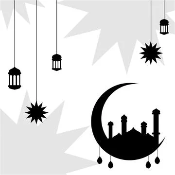 Ramadhan Kareem Background Vector Stock Illustration