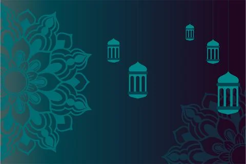 Ramadhan Kareem Background Vector Illustrazione stock