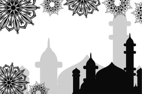 Ramadhan Kareem Background Vector Stock Illustration