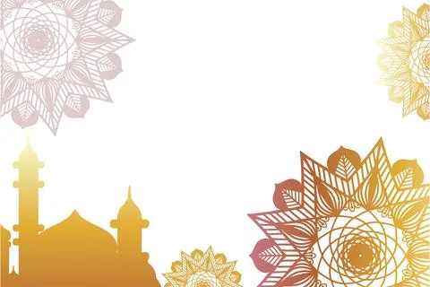 Ramadhan Kareem Background Vector Stock Illustration