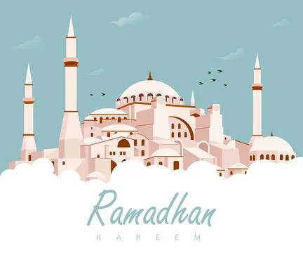 Ramadhan Kareem Vector Illustration Stock Illustration