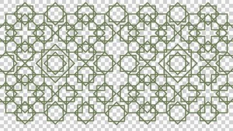 Ramadhan Mandala Green Stock Illustration