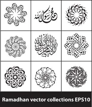 Ramadhan vector collections 02 イラスト素材
