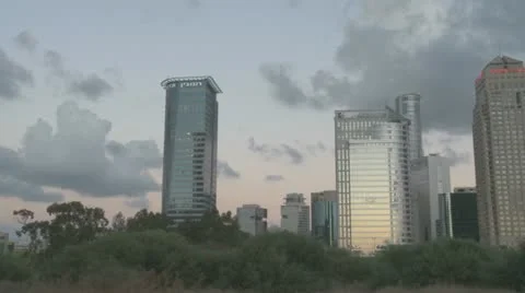 RamatGanCity01 Stock Footage 20969618