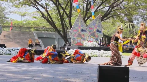 Ramayana traditional dance performance Stock Footage 280367603