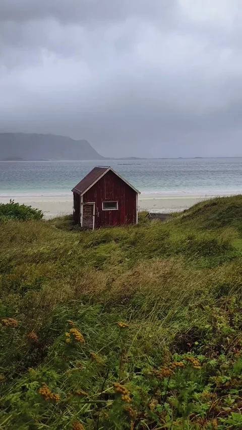 Ramberg beach, Lofoten, Stock Footage 269124200