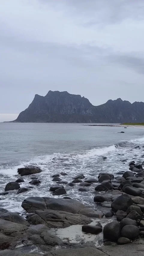 Ramberg Lofoten. Video stock 269528655