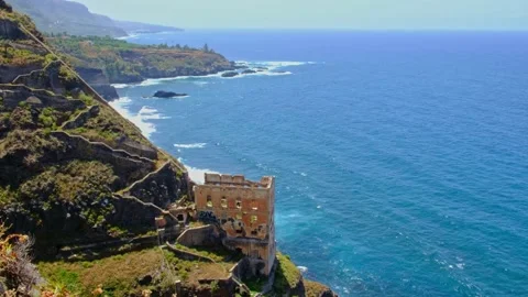Rambla de Castro Los Realejos Tenerife's fantastic north coast - La Gordejuela Stock Footage
