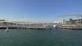 Rambla de Mar in the harbor of Barcelona 4k or 4k+ Resolution