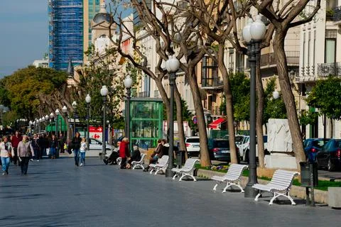 Rambla Nova Stock Photos