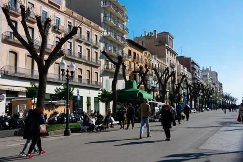 Rambla Nova Stock Photos