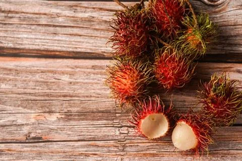 Rambutan fruit Stock Photos