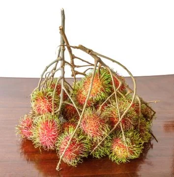 Rambutan groups Stock Photos