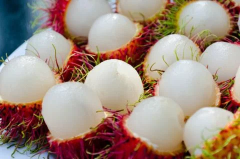 Rambutans Stock Photos