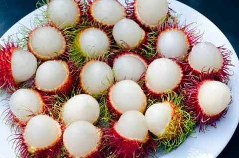 Rambutans Stock-Fotos