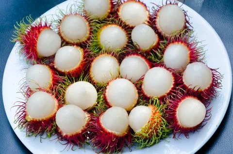 Rambutans Stock Photos
