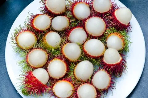 Rambutans Stock Photos