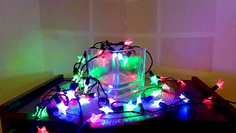 Ramdan in house Lights Stock Footage 236609786