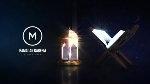 Ramdan Logo Reveal 스톡 After Effects