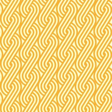 Ramen noodle pattern seamless braid lines ornament Stock Illustration
